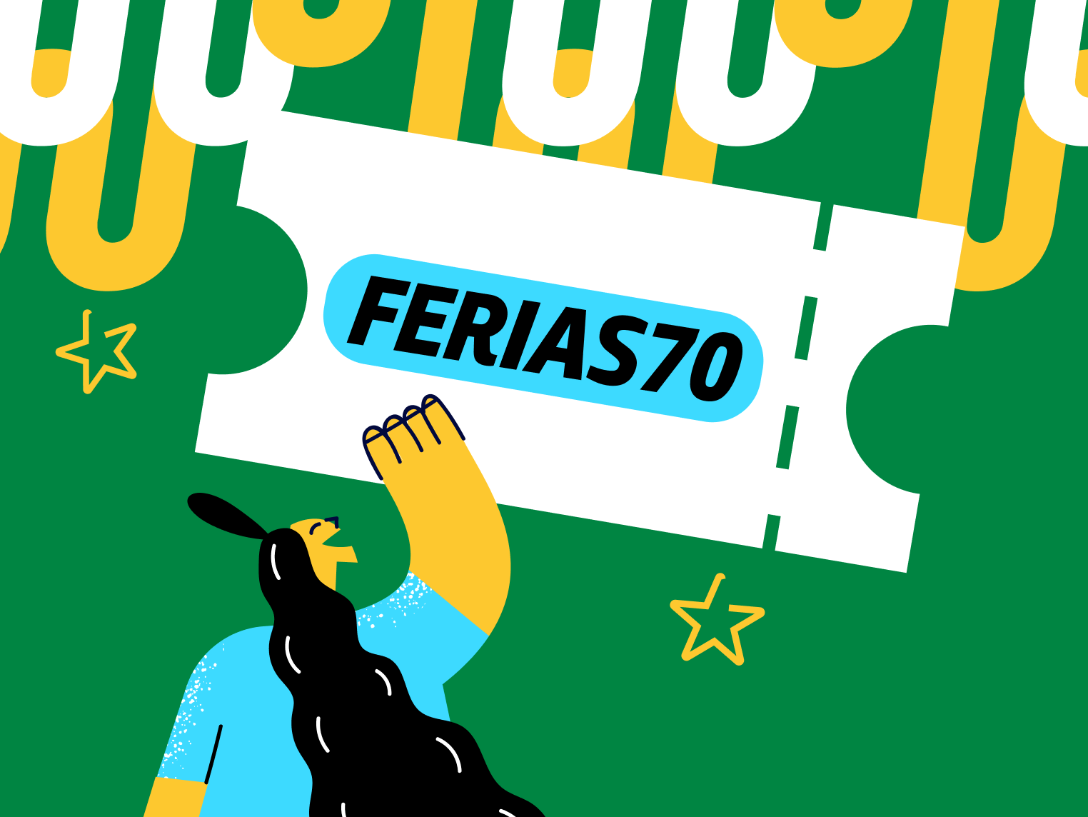 Cupom FERIAS70